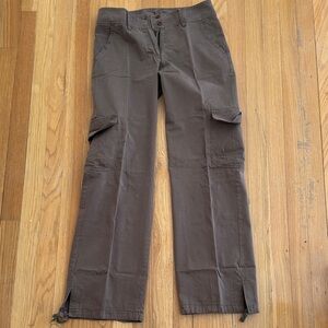 Sandro Olive/Taupe Cargo Pants 38